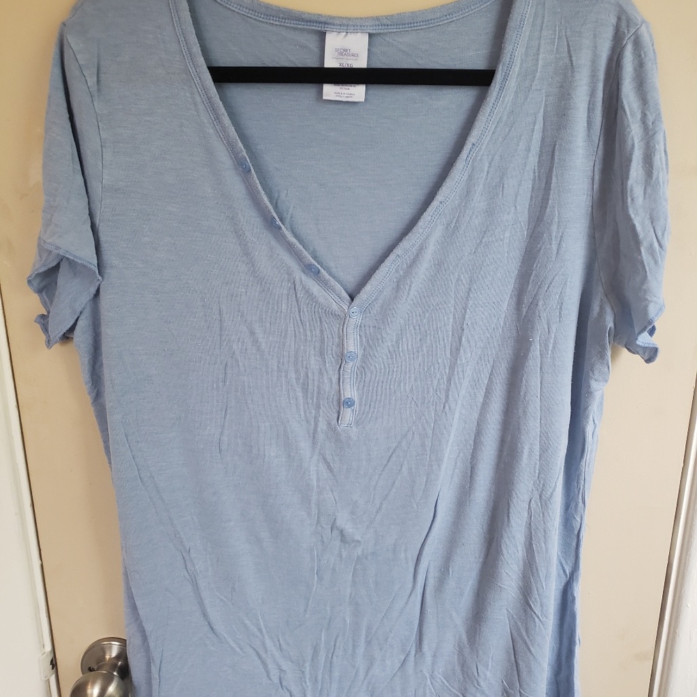 ❤Blue Sleep Shirt